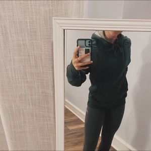 Adult Green Champion Hoodie, Size Small